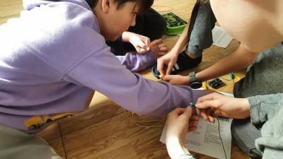 Kooperation mit der Gemeinde Tulln: Stromkreise mit der Montessori Schule Tulln