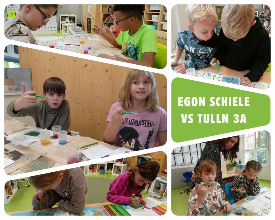 Kooperation mit Gemeinde Tulln: Farbenforschen in der 3a VSI