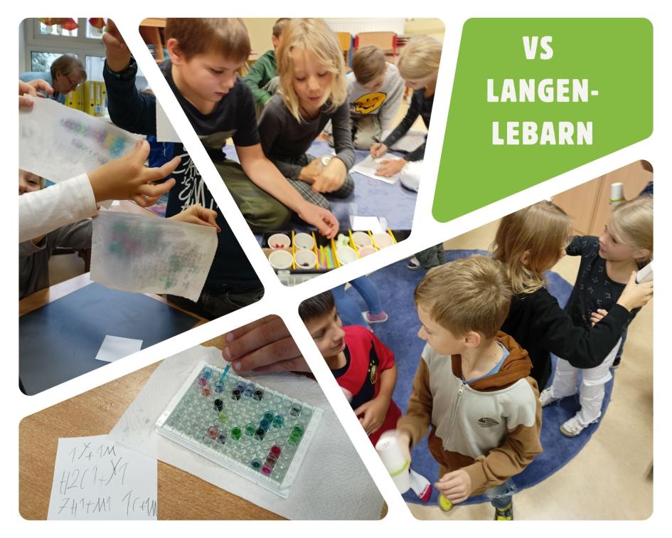 Kooperation mit Gemeinde Tulln: Farbenforschen in der VS Langenlebarn