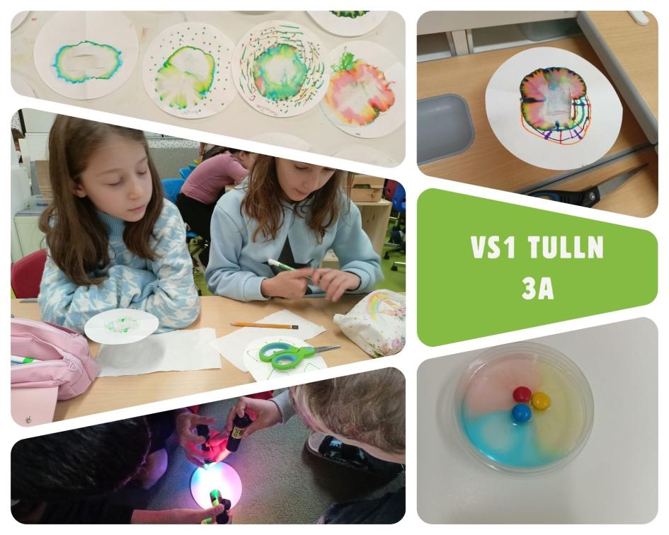 Kooperation mit Gemeinde Tulln: Farbchromatographie in der 3a VSI