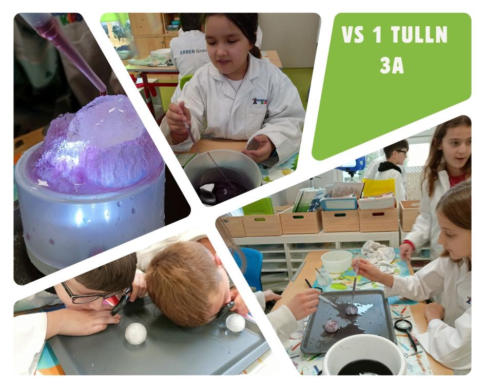 Kooperation mit der Gemeinde Tulln: Eisforschung in der VS1 3a