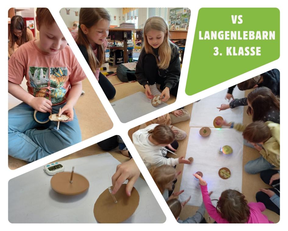 Kooperation mit der Gemeinde Tulln: Kreisel-Challenge in der VS Langenlebarn 3. Klasse